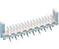 PCB Header, Male, 2.4A, 250V, Contacts - 14, Pack of 5 pieces