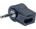 Jack Plug 90°, Plug, Stereo, Right Angle, 2.5 mm