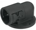 Conduit Fitting Polyamide Right Angle Black