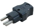Netstekker 16A 250V CH Type J (T23) Plug Zwart