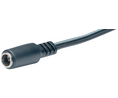 Coupling Socket with Cable, Socket, Straight, 2.1x5.5x9.5mm