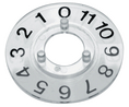 Levy 21mm 0-11 Pyöreä Läpikuultava Collet Knobs
