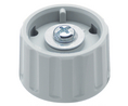 Kiertonuppi 28mm Musta Muovi Valkoinen ilmaisuviiva Rotary Switches