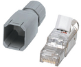 Industrial Connector RJ45 Plug CAT5 Straight