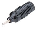 Test Adapter Banana Plug 2 mm - Banana Socket 4 mm 30VAC 60VDC 35mm Black