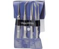 Tweezers, 4pcs Precision Stainless Steel Angled / Pointed / Blunt