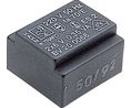 PCB Transformer, 230 VAC, 2x 6 VAC, 29mA, 350mVA
