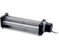 Cross-flow blower Tangential DC Ball 47.5x50x203.4mm 24V 49dBA 75m³/h Stranded Wire, 2-Pin QG030