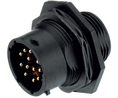 Panel Mount Plug UTS, Plug, 10A, 80V, Contacts - 8