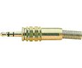 Kontaktplugg, Plugg, Stereo, Rett, 3.5 mm