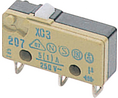 Micro Switch, XC, 5A, 1CO, 1.7N, Plunger