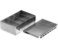 Metallinen pienoiskotelo 122x68x28mm Teräs Matta / metalli IP20
