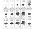 Rubber Feet, Square, 12.7x12.7x3.1mm, 75 Shore A, Clear
