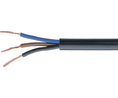Multicore Cable, YY Unshielded, PVC, 3x 0.34mm², 500m, Black