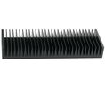 Heat Sink Black Anodised 0.45K/W 75x300x40mm