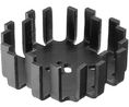 Heat Sink Black Anodised 6K/W 45x45x25.4mm