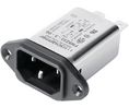 Power Inlet with Filter, 6A, 250VAC