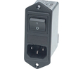 Power Inlet with Filter, 6A, 250VAC
