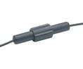 Fuse Holder 5 x 20 mm / 6.3 x 32 mm 10MOhm 250V 6.3A Black Polyamide 6.6 In-Line IP00