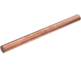 Copper Round Bar, Hard, Length 0.5 m
