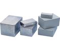 Metal Enclosure 459 250x250x99.3mm Aluminium Alloy Plain Aluminium IP54