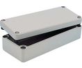Metal Enclosure aluNORM 120x80x60mm Die-Cast Aluminium Pebble Grey IP66 / IP67
