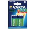 Rechargeable Battery, Ni-MH, C, 1.2V, 3Ah, Pack of 2 pieces