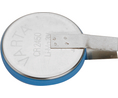 Pile-bouton avec cosses, Lithium, CR2450, 3V, 560mAh