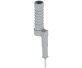 Prüfadapter ø 4 mm, Grau, 48.6 x 10.2mm, Packung à 10 Stück