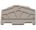 End plate, Dark Beige, 36.2 x 50.5mm, 5 ST