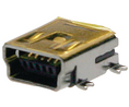 Buchse abgewinkelt, Buchse, Mini USB-B 2.0, Rechter Winkel, Positionen - 5