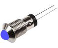 LED Indicator 4.5V DC Fixed Blue Flying Lead