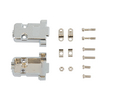 D-Sub metalized hood, DB-25, Plastic, Pack of 5 pieces