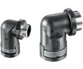 Anschlussarmaturen 90° M20 Polyamid 6 Rechter Winkel Schwarz