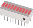 LED bar display Red Segmentu skaits 10