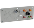Självtätande kabelingångspanel, Kabelingångar 72, 3.2 ... 22mm, Rostfritt stål