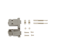 D-Sub plastic hood, DE-09, ABS, Pack of 5 pieces