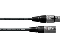 Audio Cable, Stereo, XLR 3-Pin Plug - XLR 3-Pin Socket, 1.5m