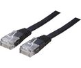 Patch Cable, RJ45 Plug - RJ45 Plug, CAT6, U/UTP, 3m, Black