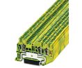 Durchgangsklemme, Federzugklemme, 3 Pole, , 2.5mm², Grün/Gelb
