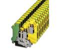 Terminal Block, Screw, 3 Poles, , 10mm², Grey