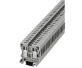 Terminal Block, Screw, 2 Poles, 250V, 24A, 2.5mm², Grey