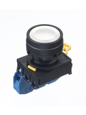 YW1B-M1E10W | IDEC Pushbutton Switch Momentary Function 1NO Panel Mount ...