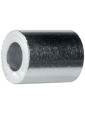 Distanzhülsen, 2mm, Messing, vernickelt Distanzhülsen, 2mm, Messing, vernickelt