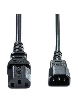 AP9870 | APC AC Power Cable, IEC 60320 C13 - IEC 60320 C14, 2.5m, Black ...