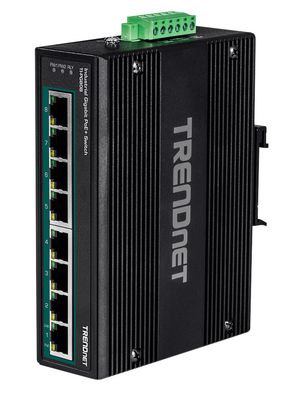 TI-PG80B | Trendnet PoE Switch, Unmanaged, 1Gbps, 200W, RJ45 Ports 8 ...