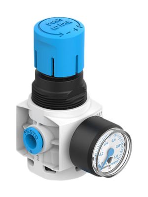 Régulateur de pression, QS-6, 50 ... 700kPa, 350L/min