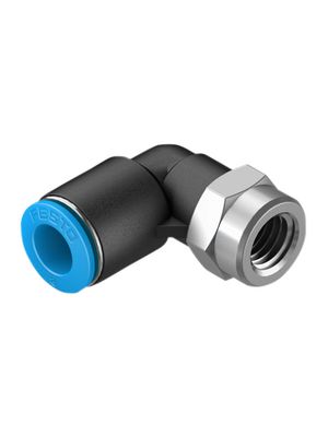 QSLF-1/8-8-B | Festo Push-In L-Fitting, 51mm, Compressed Air, QS ...