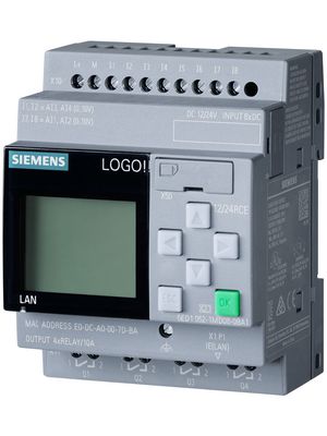Logikmodul mit Anzeige, MQTT LOGO! 8.4 8DI (4D/A) 4DO 24V