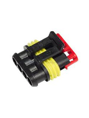 282088-1 | TE Connectivity Crimp Housing, Socket, 1 Rows, 4 Poles